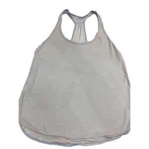 Lululemon what the sport periwinkle stripe singlet size 8